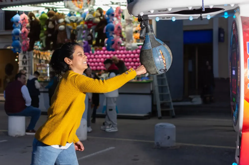 arcade punching ball